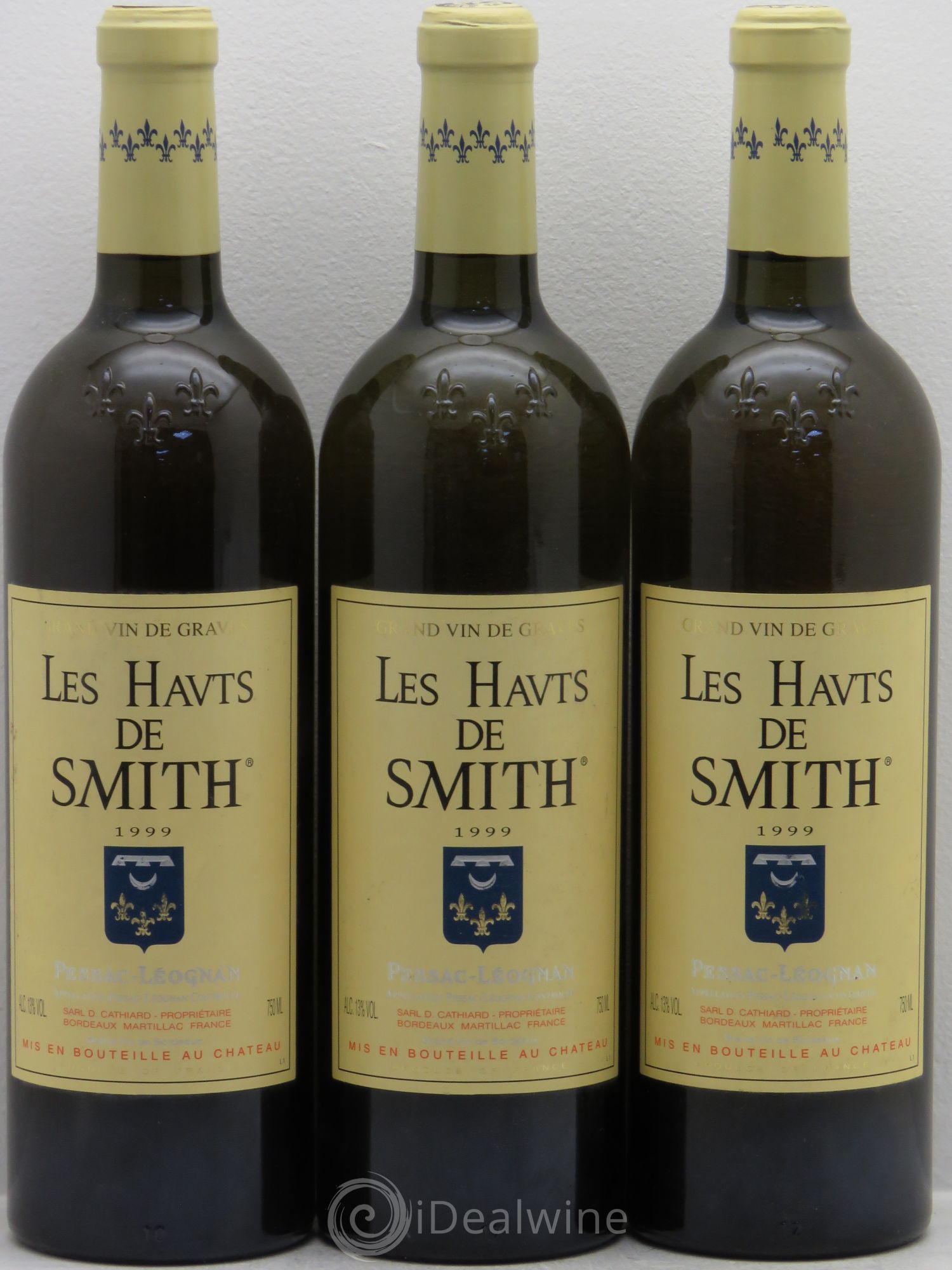 Les Hauts de Smith Second Vin 1999 - Lot de 3 bouteilles - 0