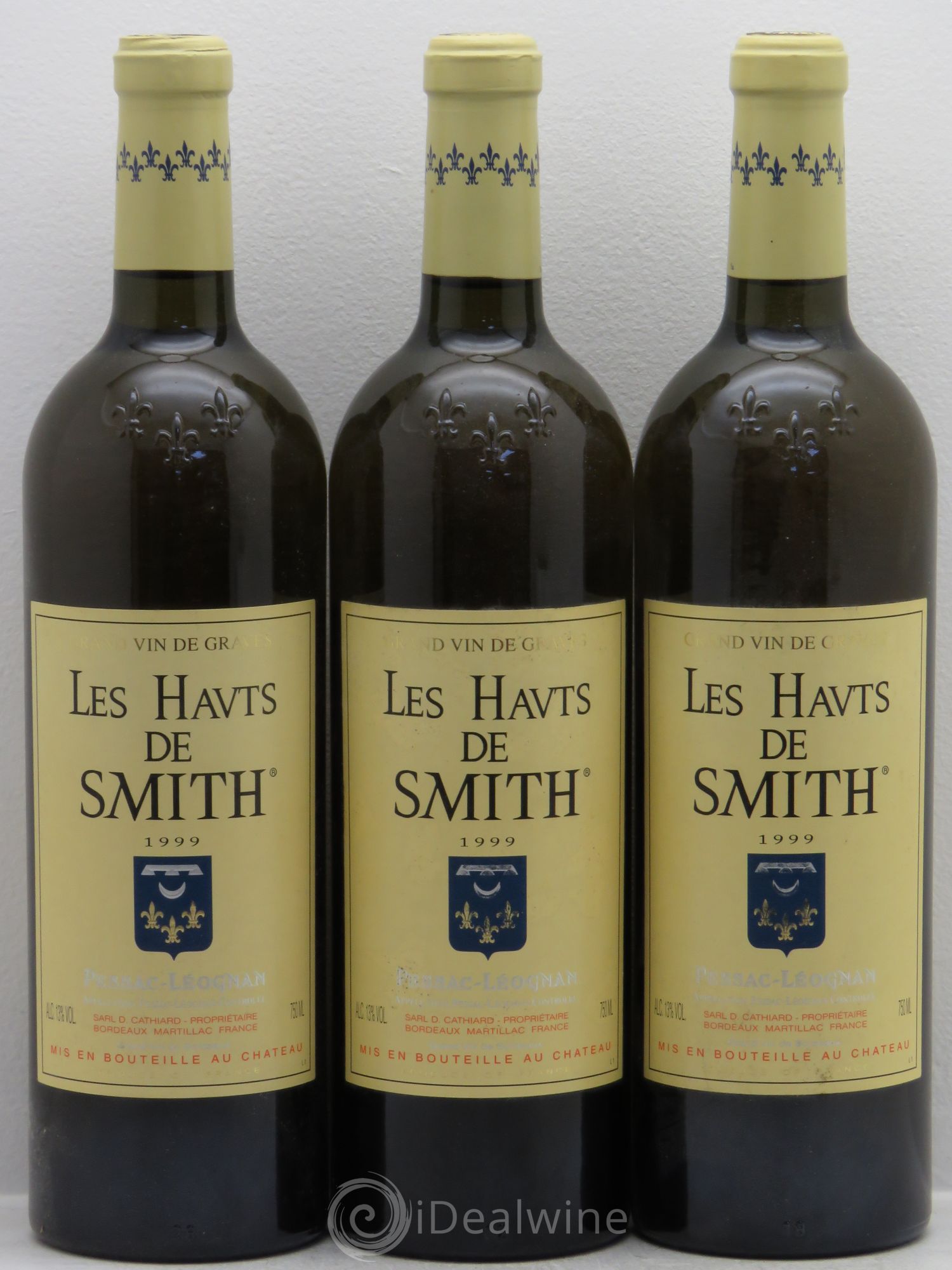 Les Hauts de Smith Second Vin 1999 - Lot de 3 bouteilles - 0