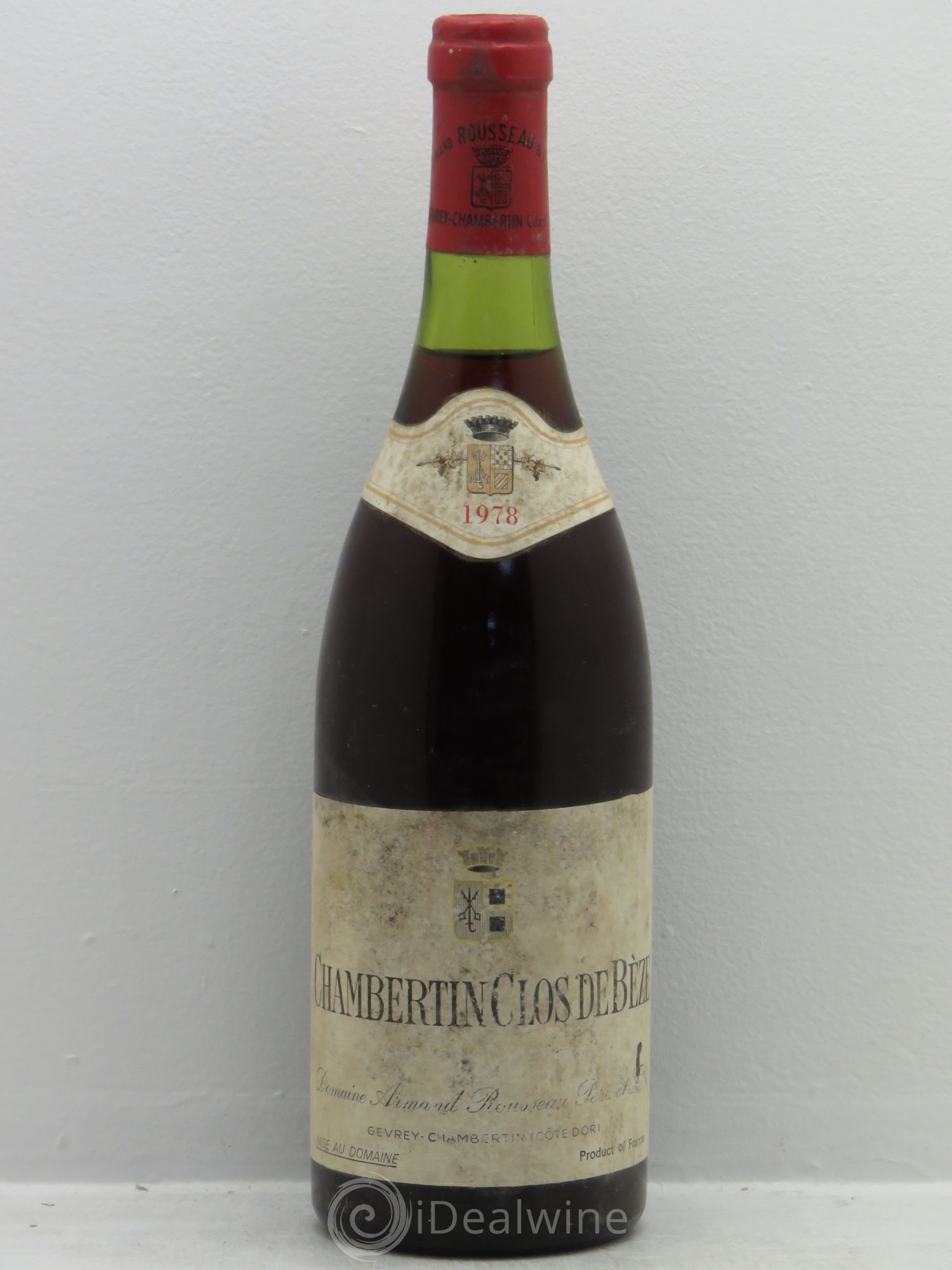 Chambertin Clos de Bèze Grand Cru Armand Rousseau (Domaine) 1978 - Lot de 1 bouteille - 0