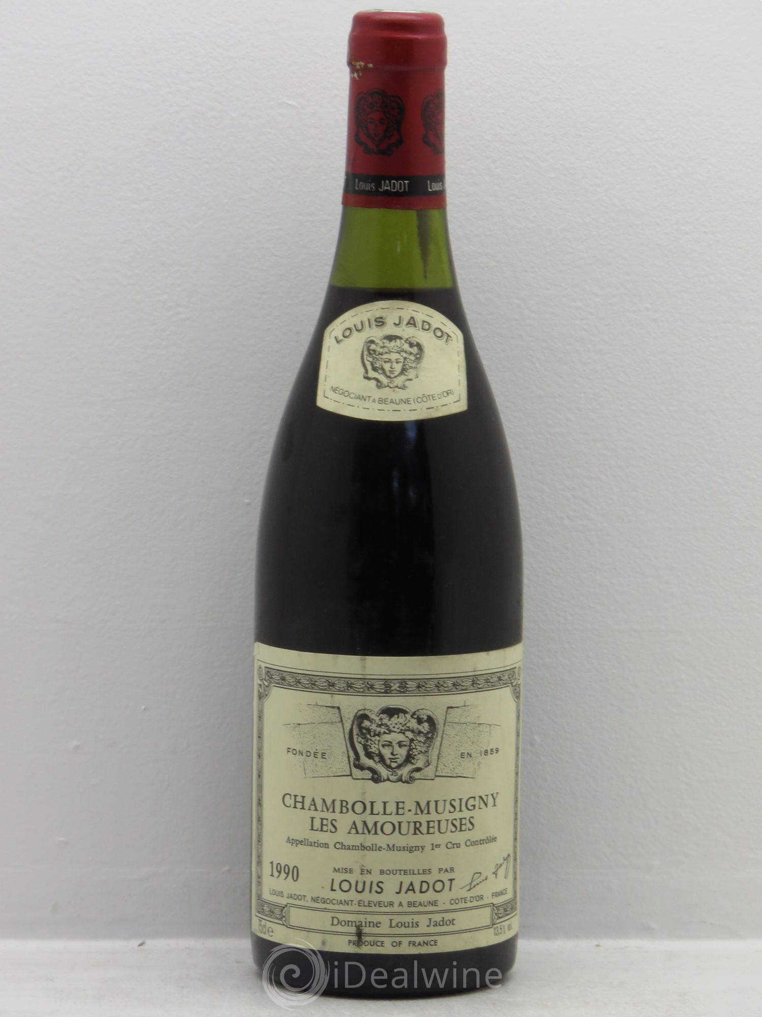 Chambolle-Musigny 1er Cru Les Amoureuses Domaine Louis Jadot 1990 - Lot de 1 bouteille - 0