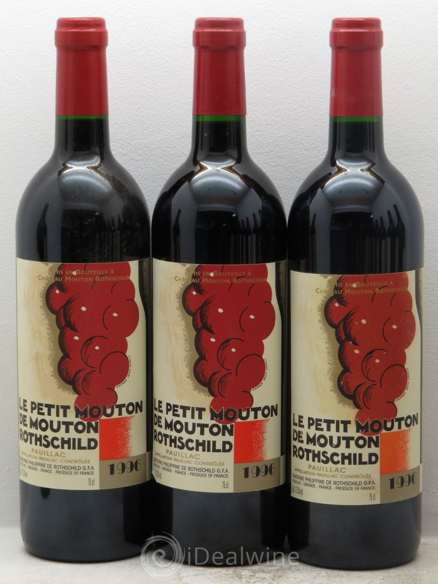Petit Mouton Second Vin 1996 - Lot de 12 bouteilles - 2