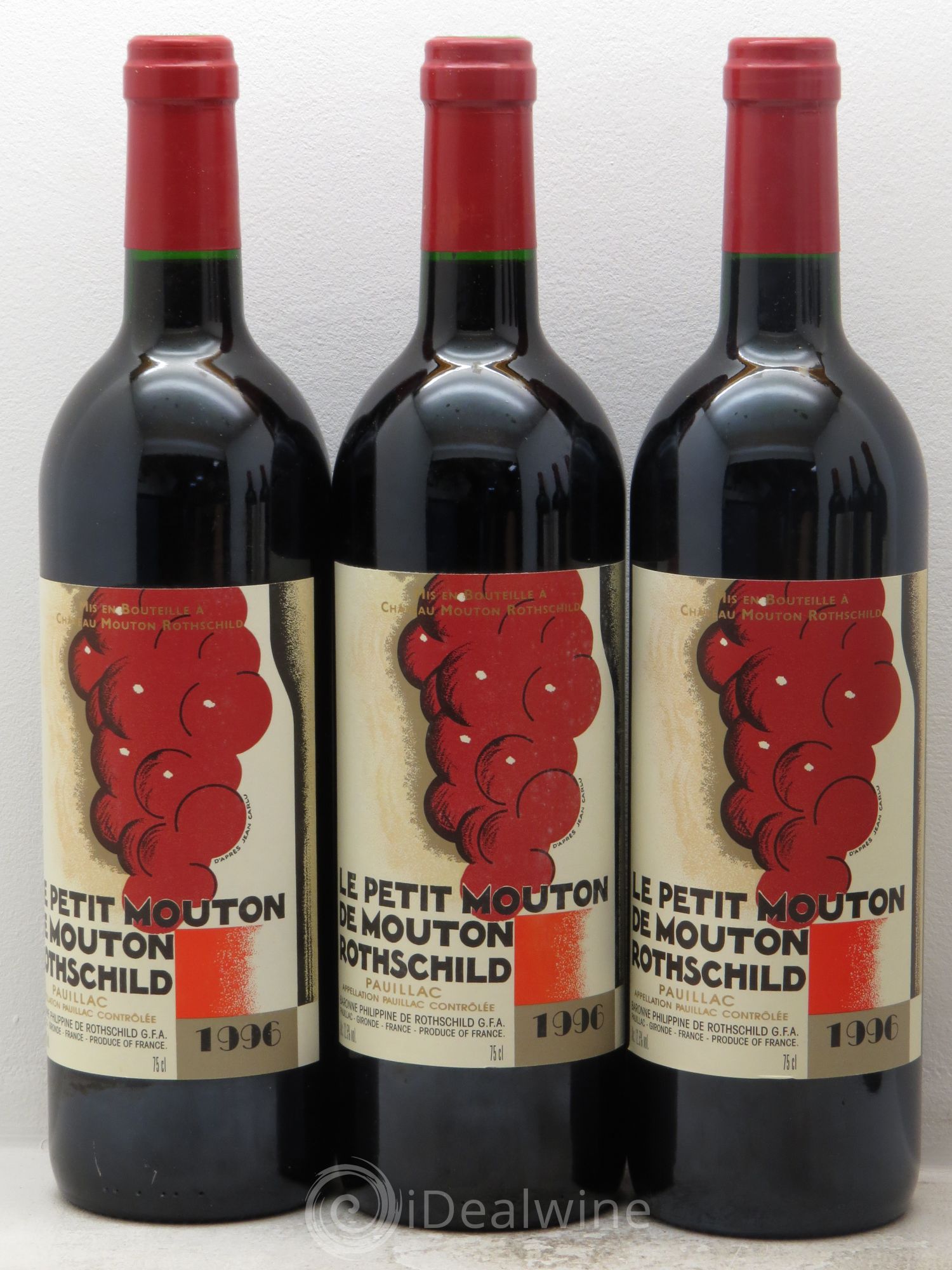 Petit Mouton Second Vin 1996 - Lot de 12 bouteilles - 3
