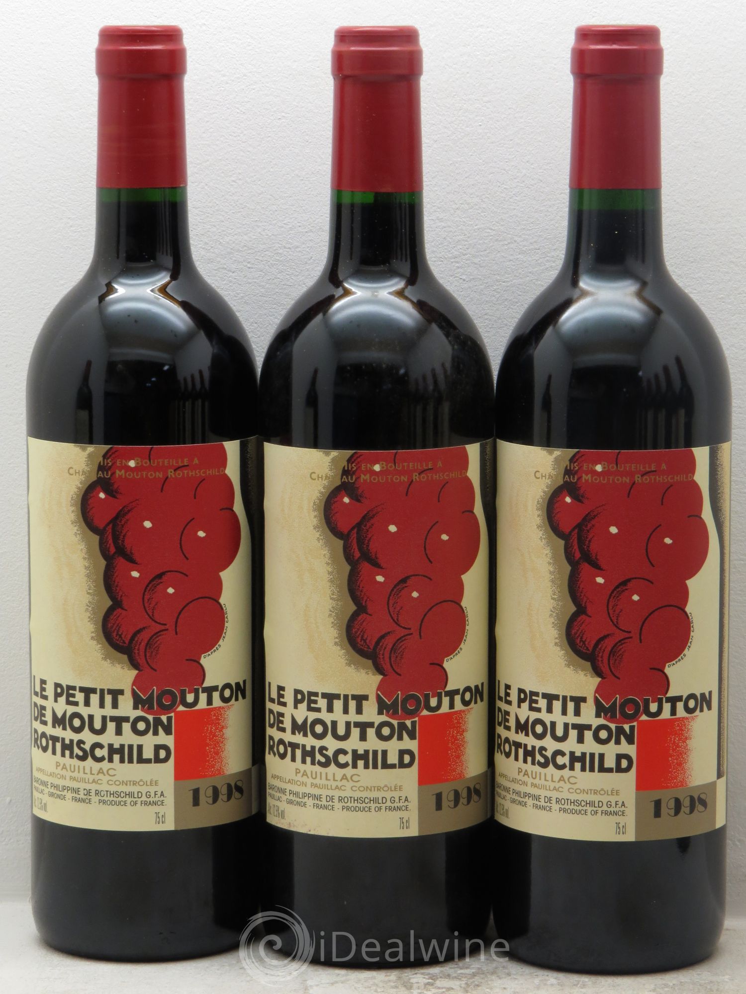 Petit Mouton Second Vin 1998 - Lot de 12 bouteilles - 2