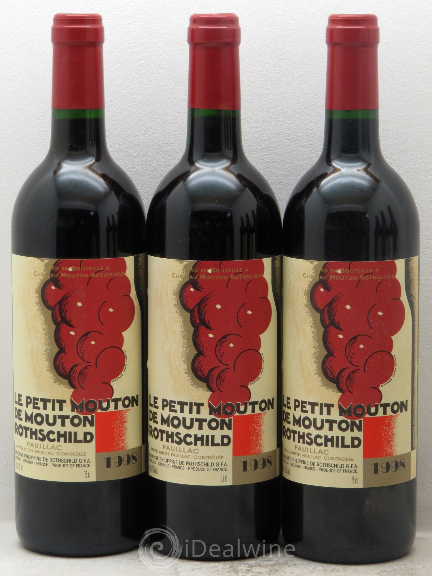 Petit Mouton Second Vin 1998 - Lot de 12 bouteilles - 3