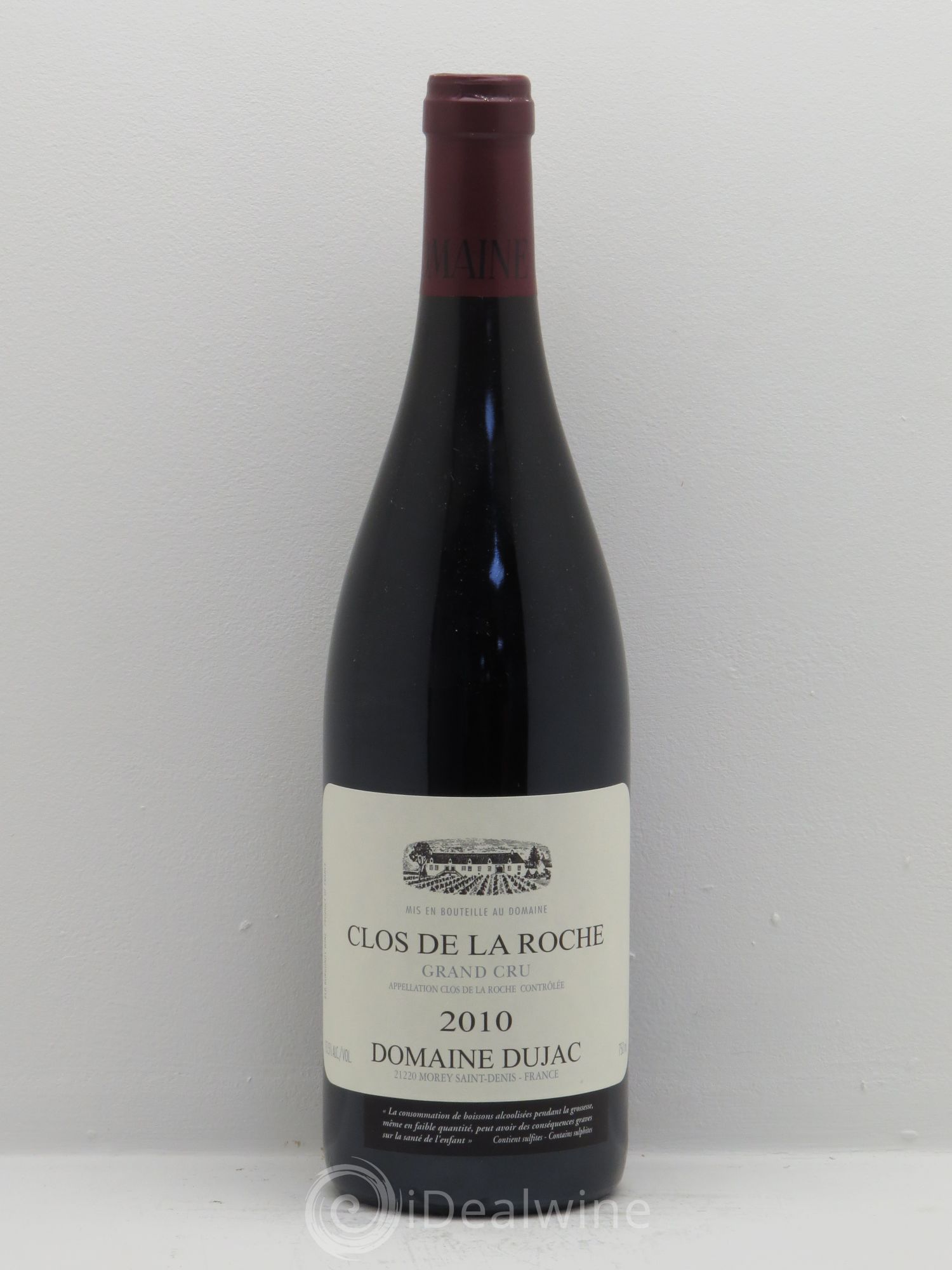 Clos de la Roche Grand Cru Dujac (Domaine) 2010 - Lot de 1 bouteille - 0