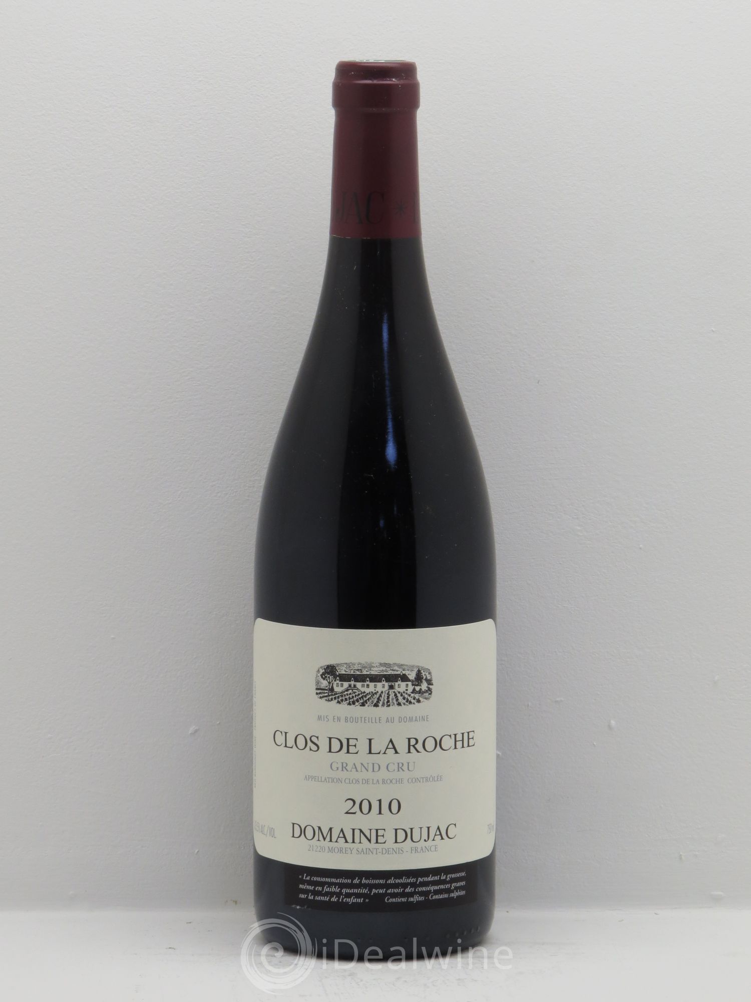 Clos de la Roche Grand Cru Dujac (Domaine) 2010 - Lot de 1 bouteille - 0
