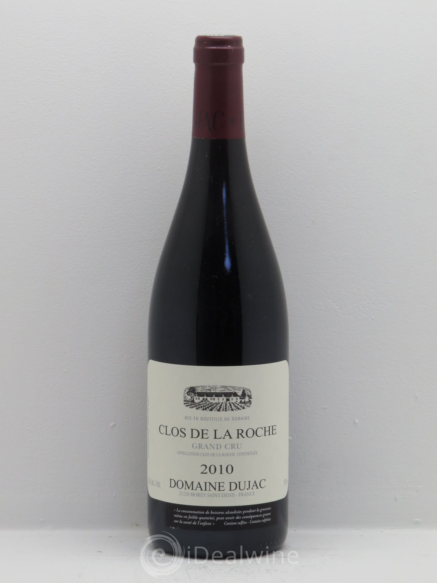 Clos de la Roche Grand Cru Dujac (Domaine) 2010 - Lot de 1 bouteille - 0