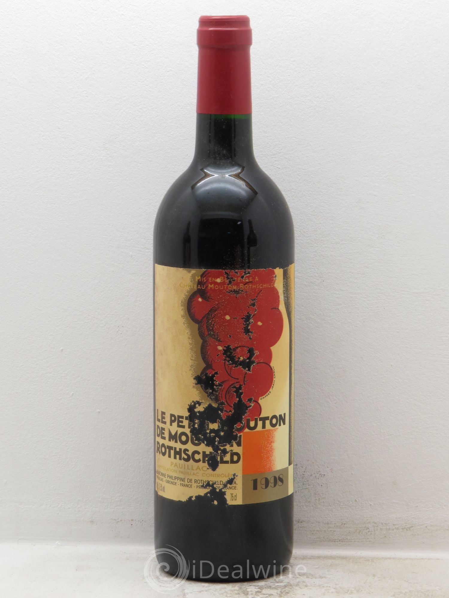 Petit Mouton Second Vin 1998 - Lot de 6 bouteilles - 0