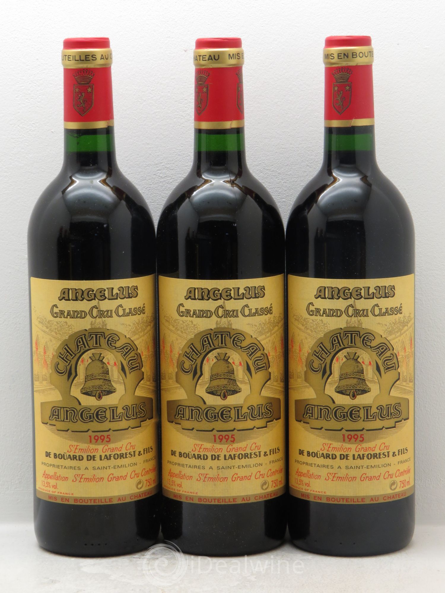 Château Angélus 1er Grand Cru Classé A 1995 - Lot de 12 bouteilles - 3