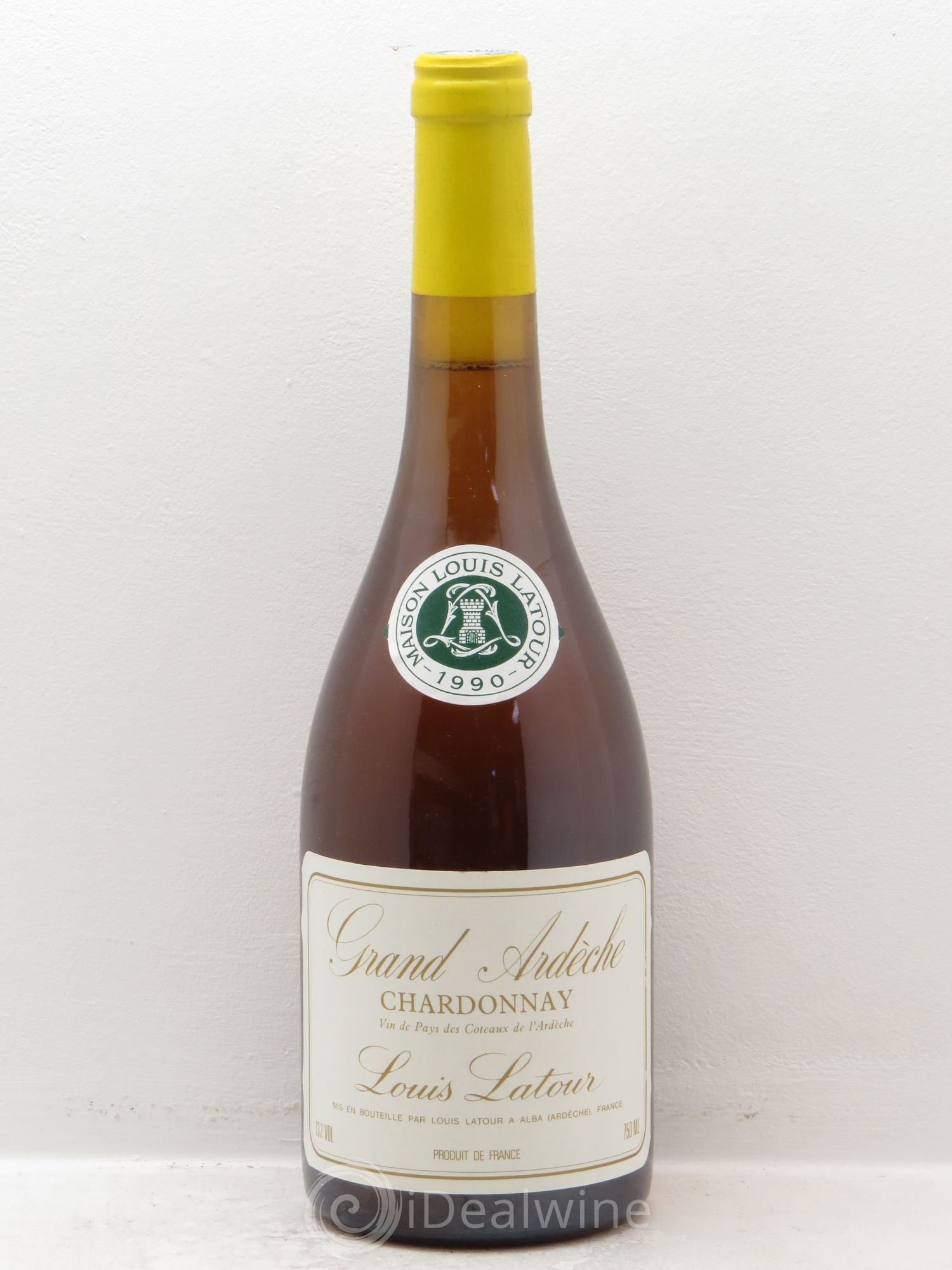Divers VDP Coteaux de L'Ardèche Grand Ardèche Chardonnay Louis Latour 1990 - Posten von 12 Flaschen - 0