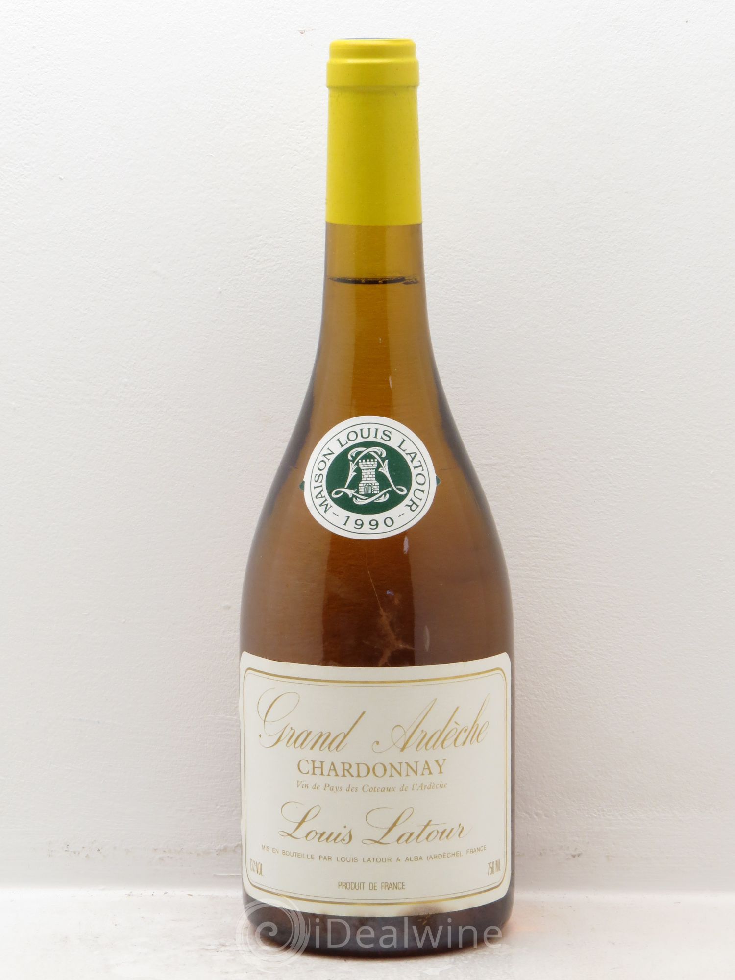 Divers VDP Coteaux de L'Ardèche Grand Ardèche Chardonnay Louis Latour 1990 - Posten von 6 Flaschen - 0