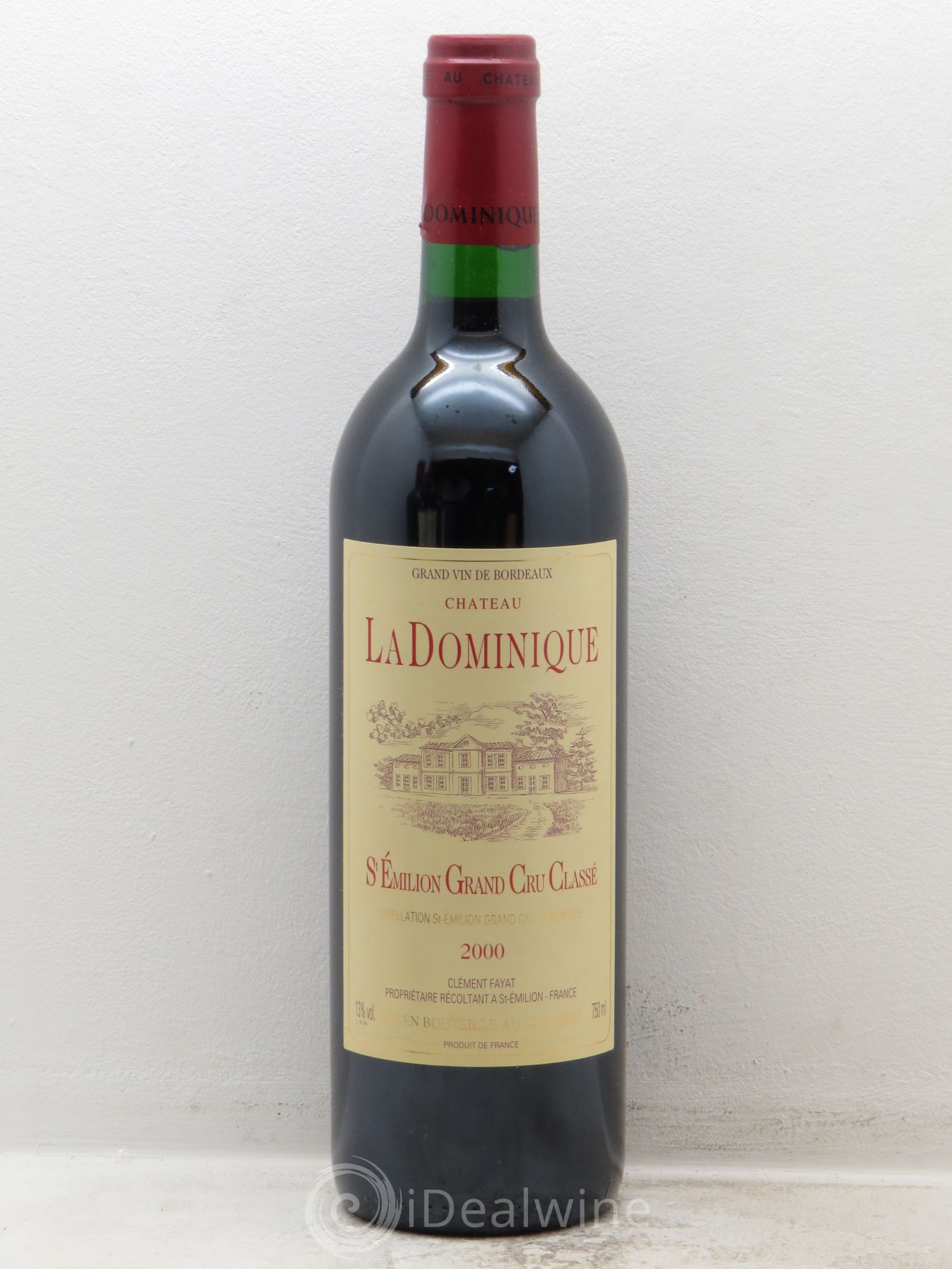Château la Dominique Grand Cru Classé 2000 - Lot de 12 bouteilles - 0