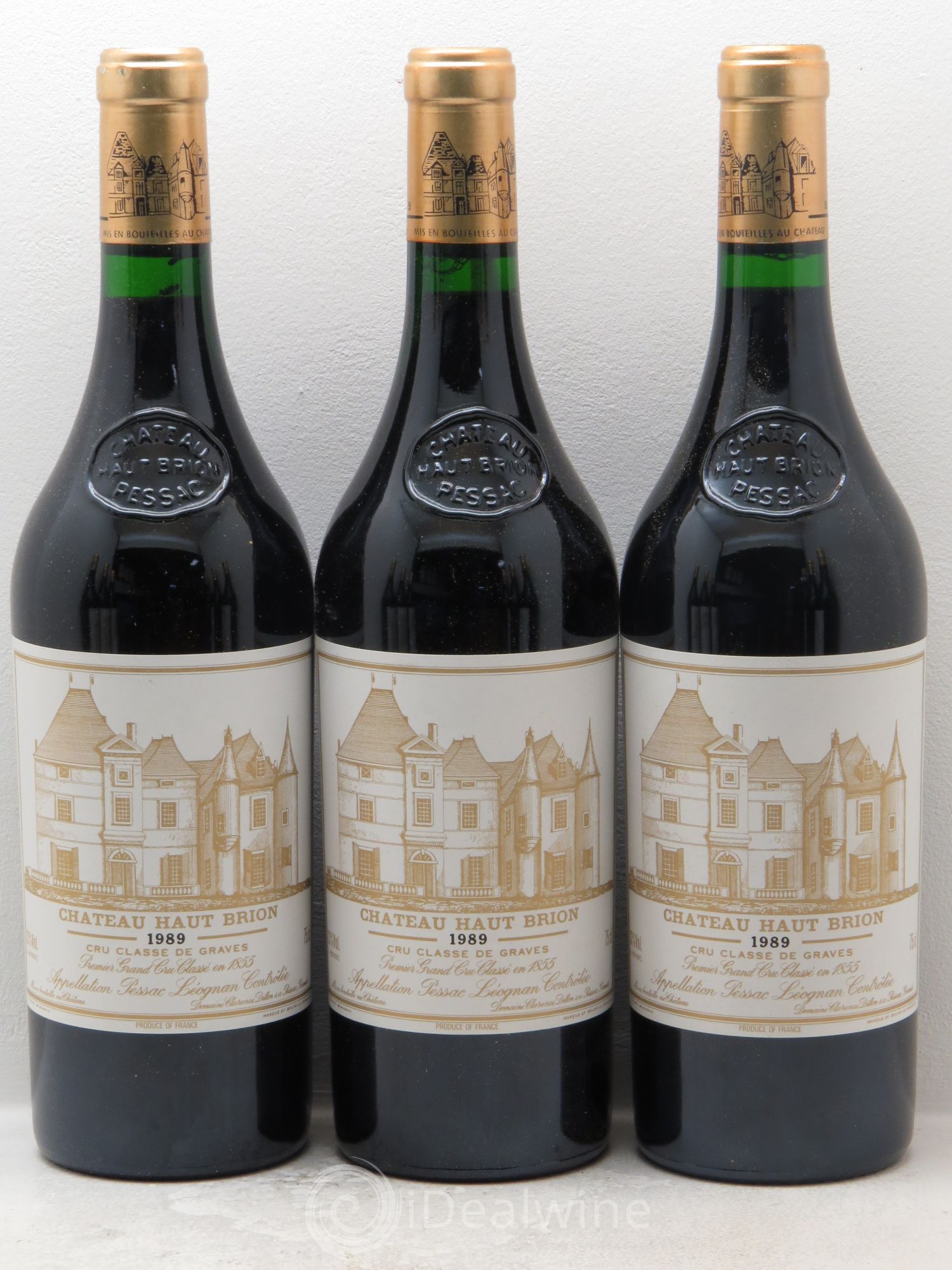 Château Haut Brion 1er Grand Cru Classé 1989 - Lot de 12 bouteilles - 1
