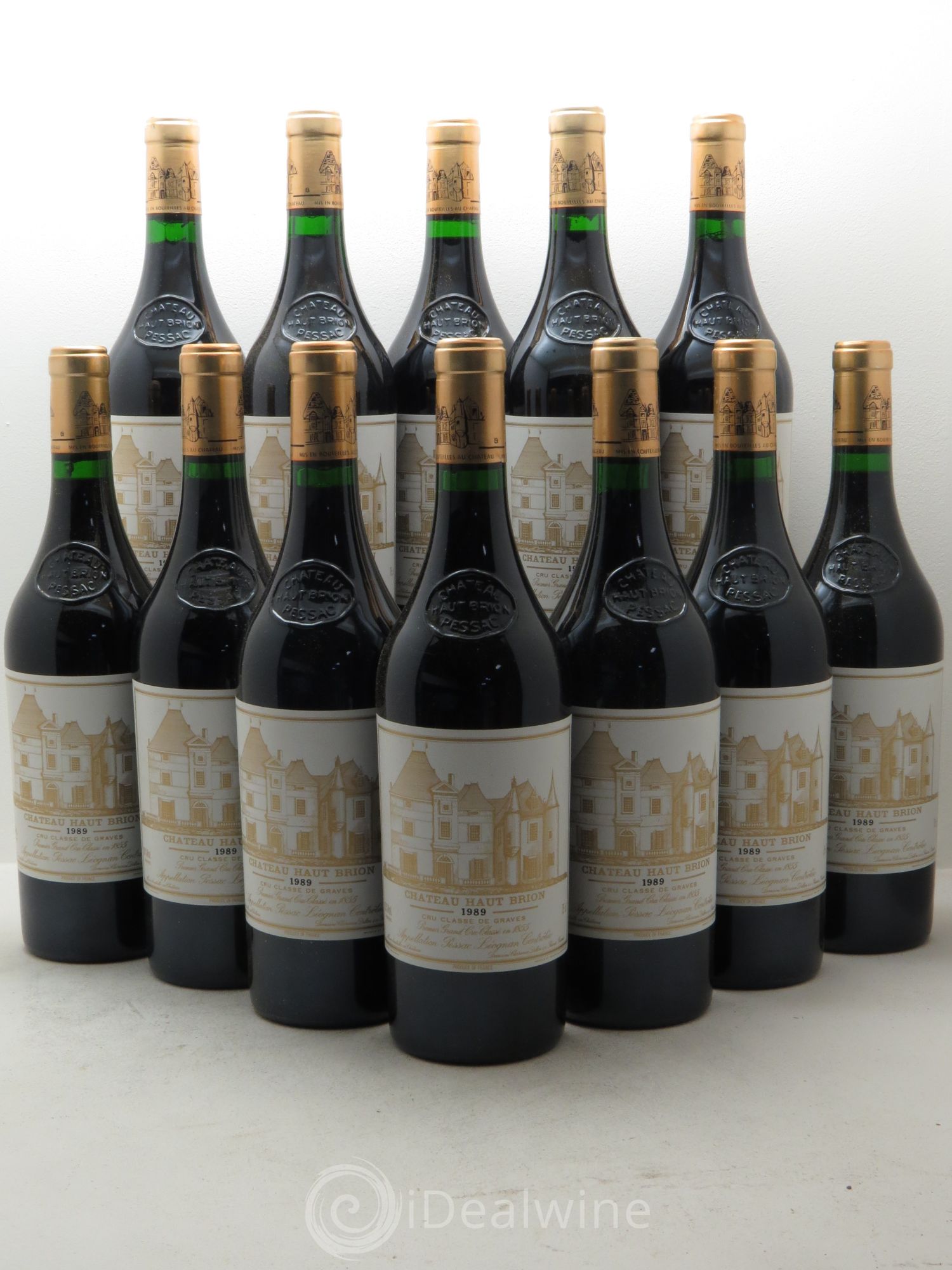 Château Haut Brion 1er Grand Cru Classé 1989 - Lot de 12 bouteilles - 0