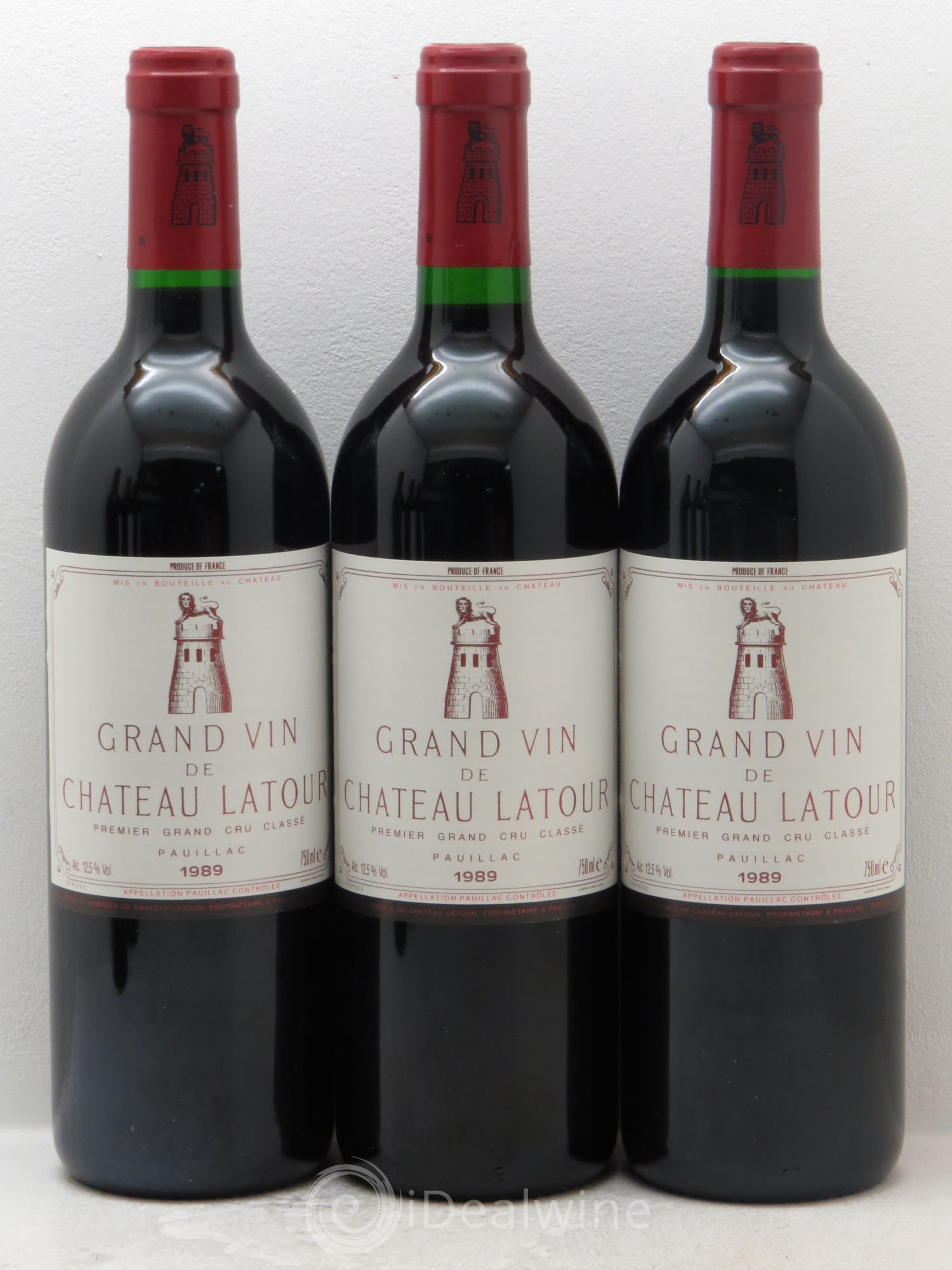 Château Latour 1er Grand Cru Classé 1989 - Lot de 12 bouteilles - 1
