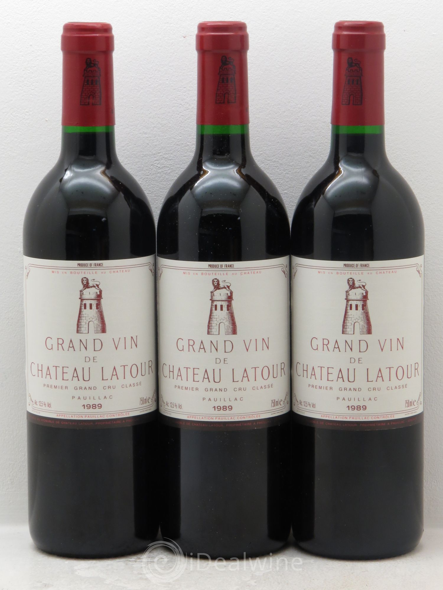 Château Latour 1er Grand Cru Classé 1989 - Lot de 12 bouteilles - 4