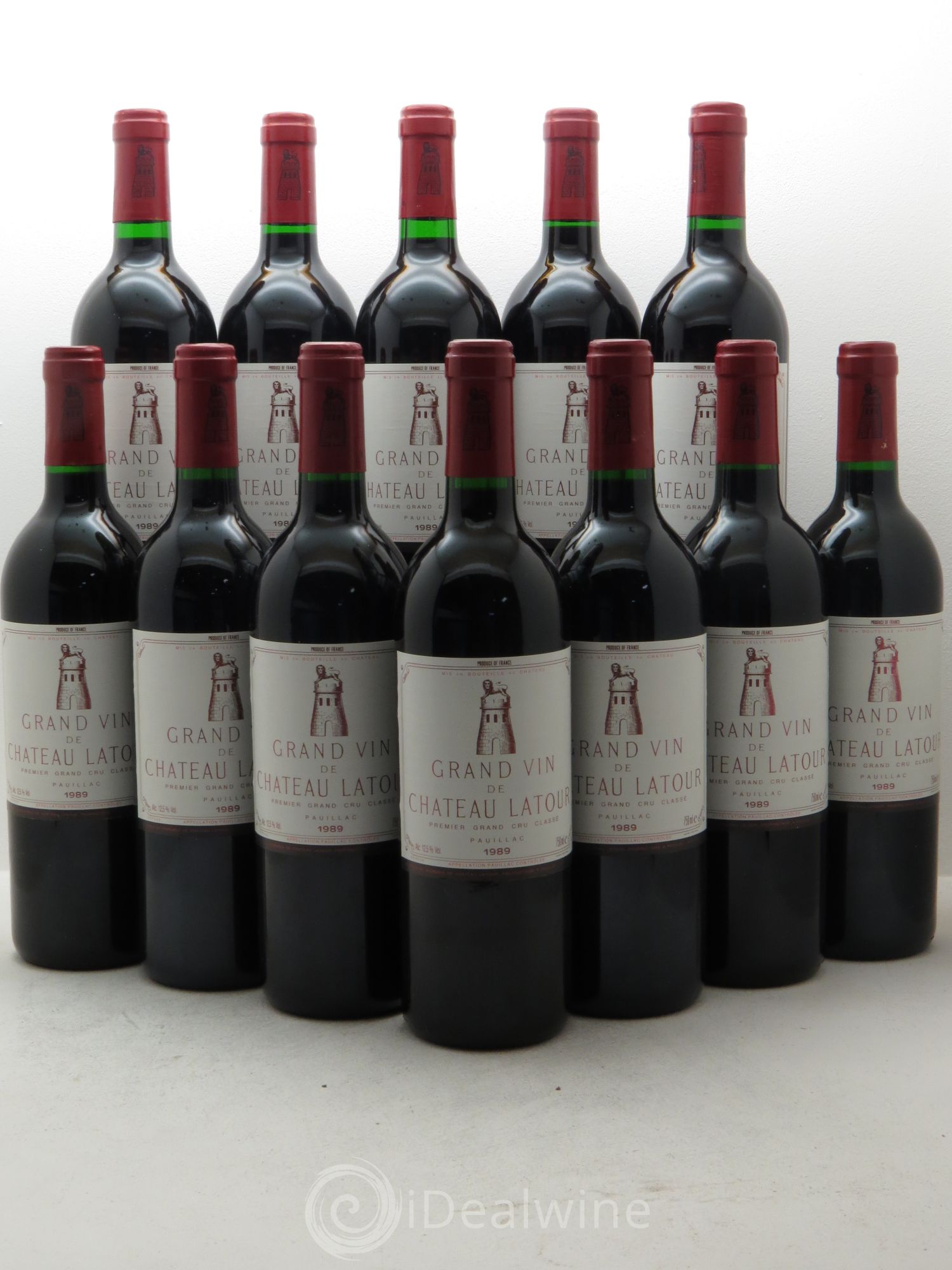 Château Latour 1er Grand Cru Classé 1989 - Lot de 12 bouteilles - 0