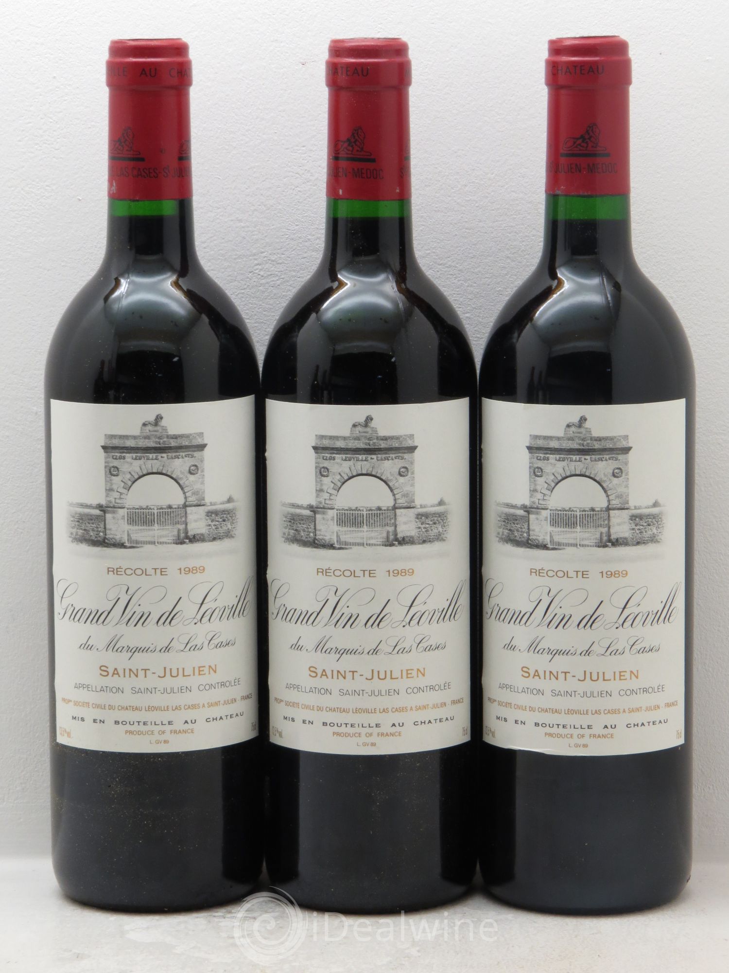 Château Léoville Las Cases 2ème Grand Cru Classé 1989 - Lot de 12 bouteilles - 2