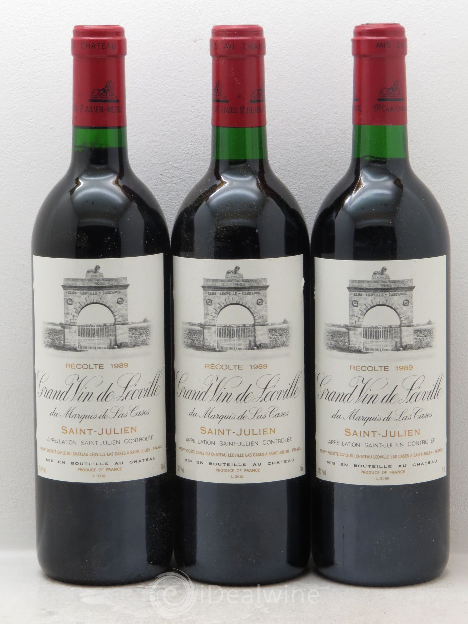 Château Léoville Las Cases 2ème Grand Cru Classé 1989 - Lot de 12 bouteilles - 4