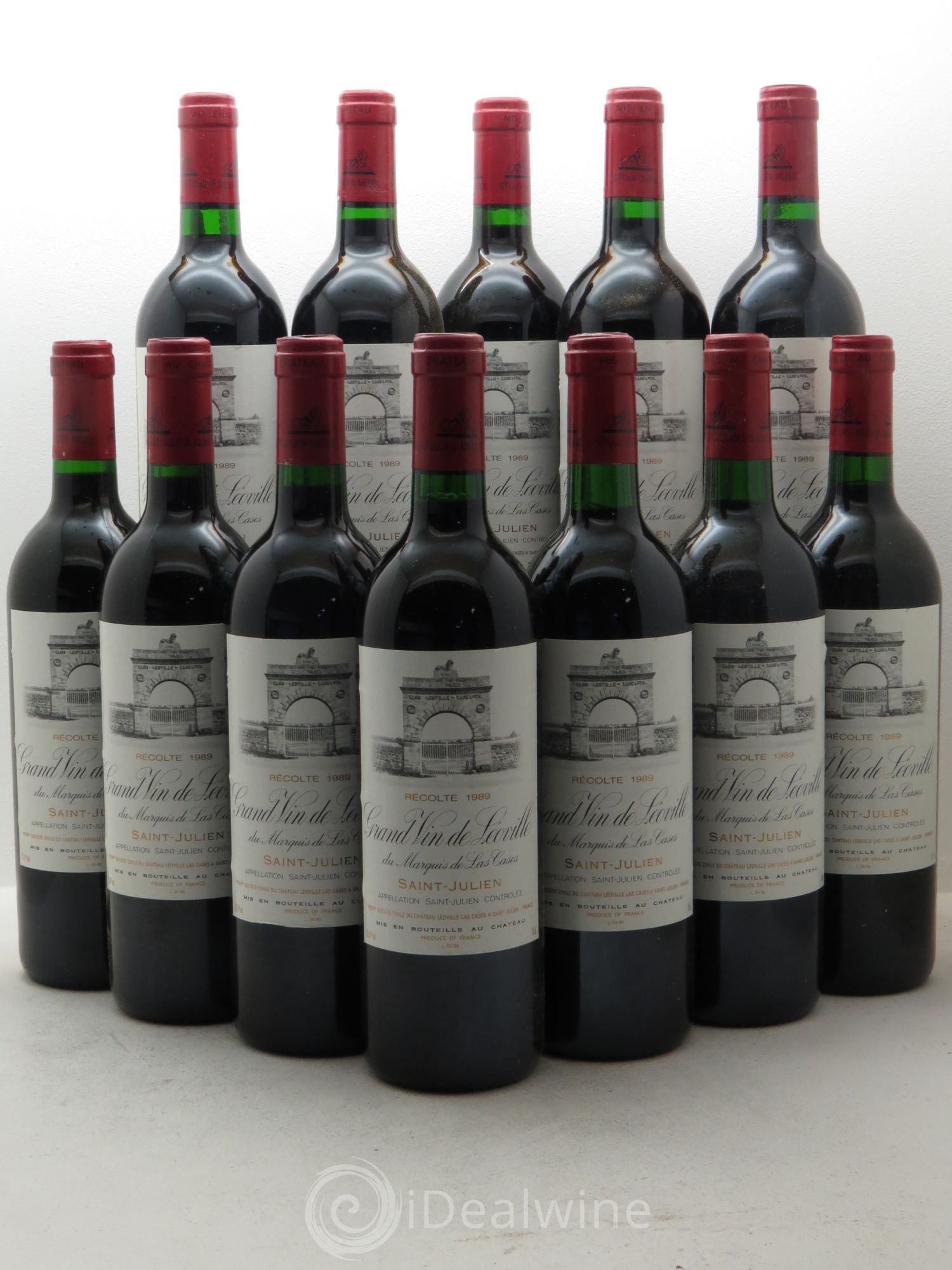 Château Léoville Las Cases 2ème Grand Cru Classé 1989 - Lot de 12 bouteilles - 0