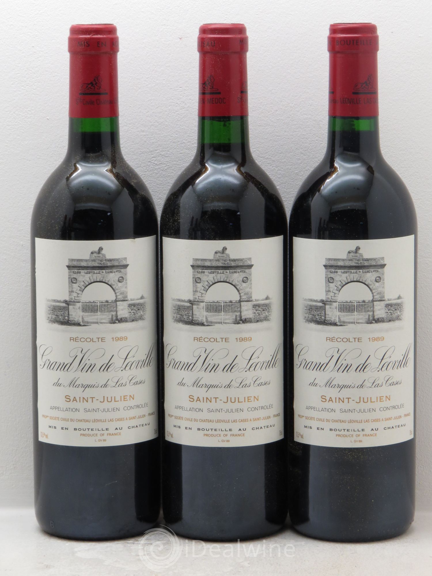 Château Léoville Las Cases 2ème Grand Cru Classé 1989 - Lot de 12 bouteilles - 2