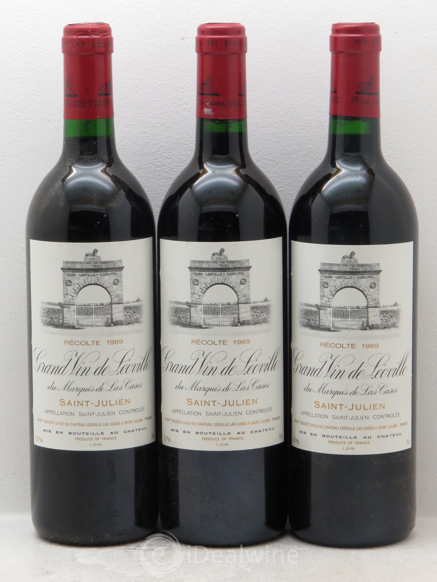Château Léoville Las Cases 2ème Grand Cru Classé 1989 - Lot de 12 bouteilles - 4