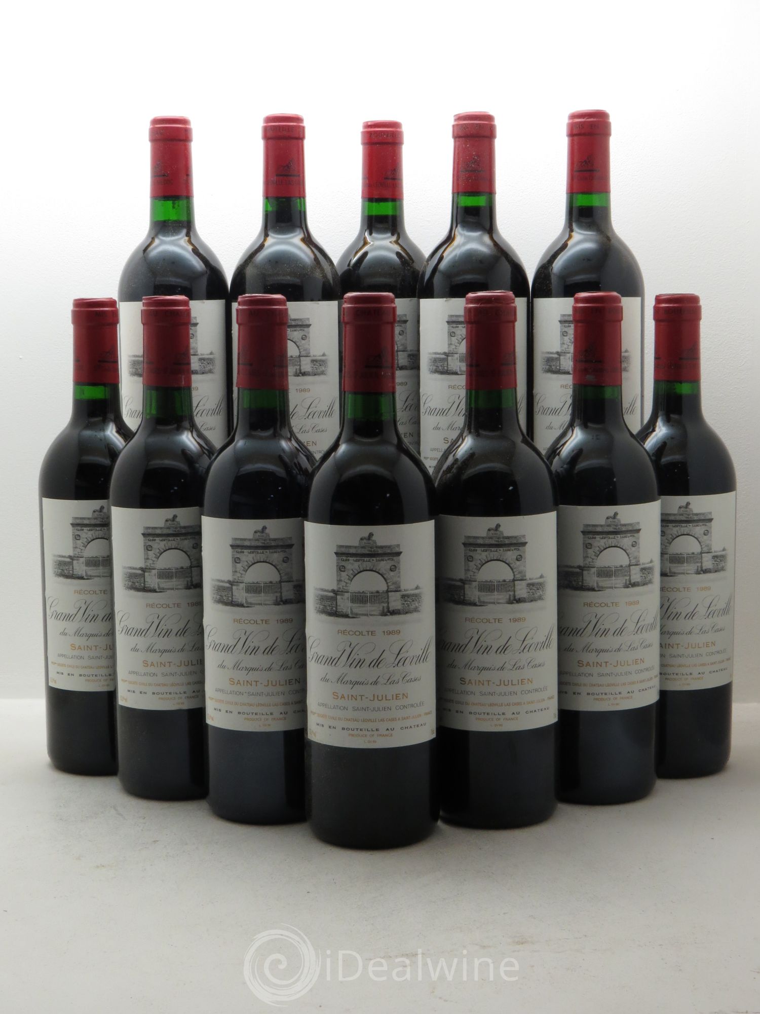 Château Léoville Las Cases 2ème Grand Cru Classé 1989 - Lot de 12 bouteilles - 0