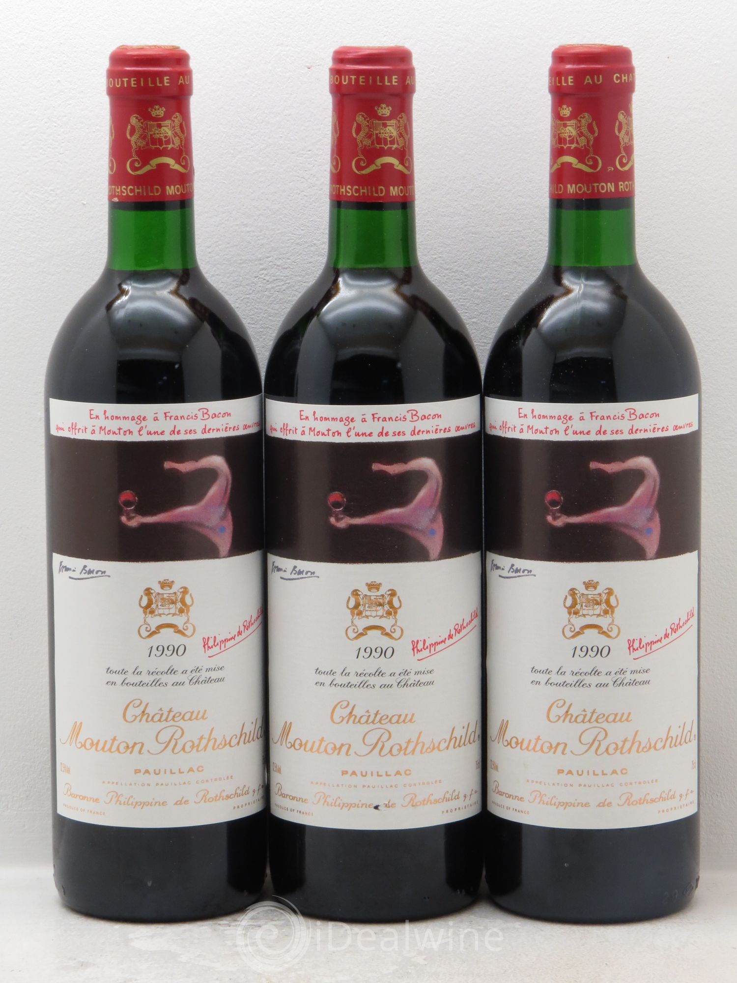Château Mouton Rothschild 1er Grand Cru Classé 1990 - Lot de 12 bouteilles - 4