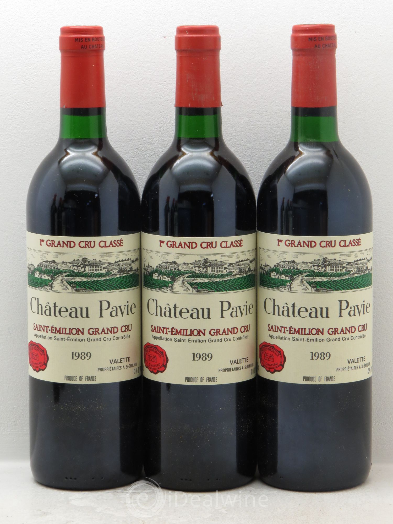 Château Pavie 1er Grand Cru Classé A 1989 - Lot de 12 bouteilles - 2