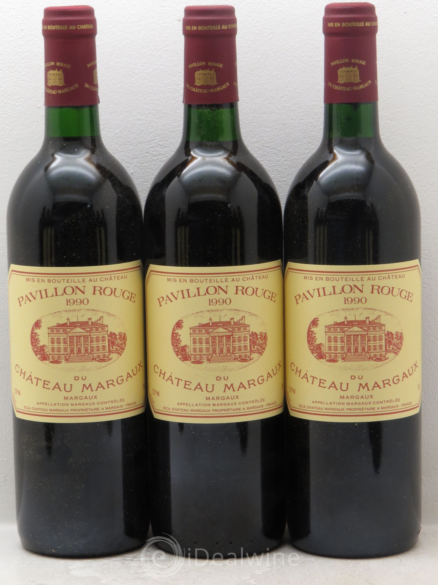 Pavillon Rouge du Château Margaux Second Vin 1990 - Lot de 12 bouteilles - 1