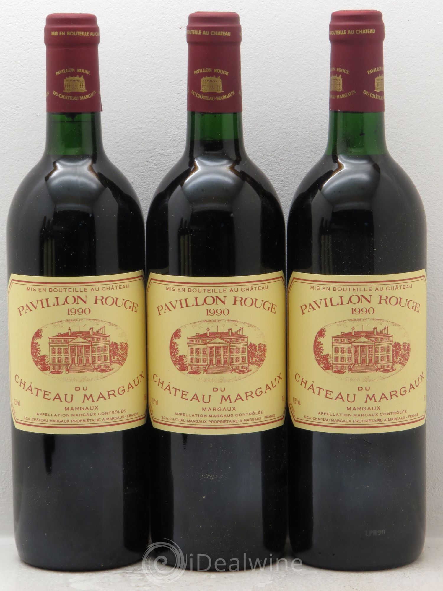 Pavillon Rouge du Château Margaux Second Vin 1990 - Lot de 12 bouteilles - 2