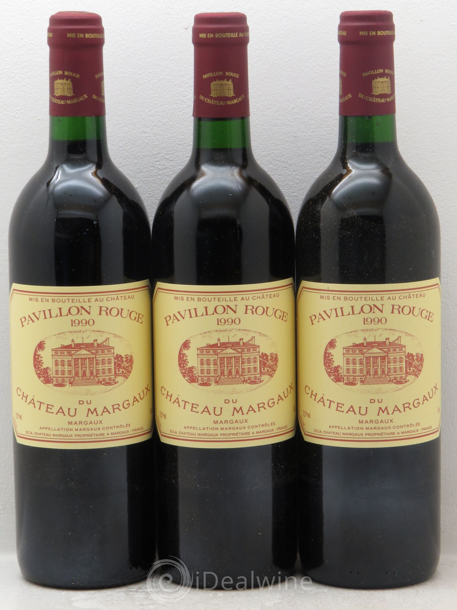 Pavillon Rouge du Château Margaux Second Vin 1990 - Lot de 12 bouteilles - 4