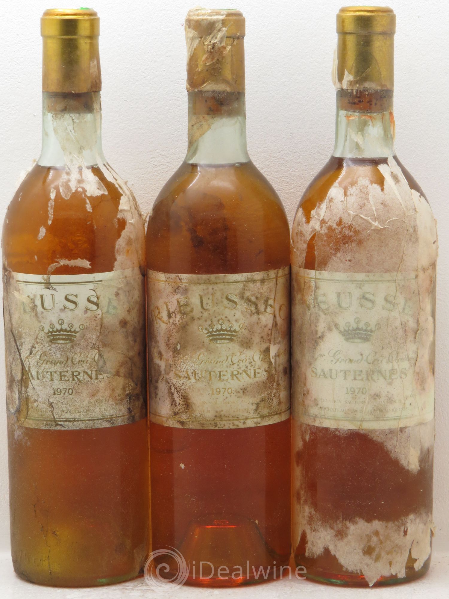 Château Rieussec 1er Grand Cru Classé 1970 - Lotto di 3 bottiglie - 0