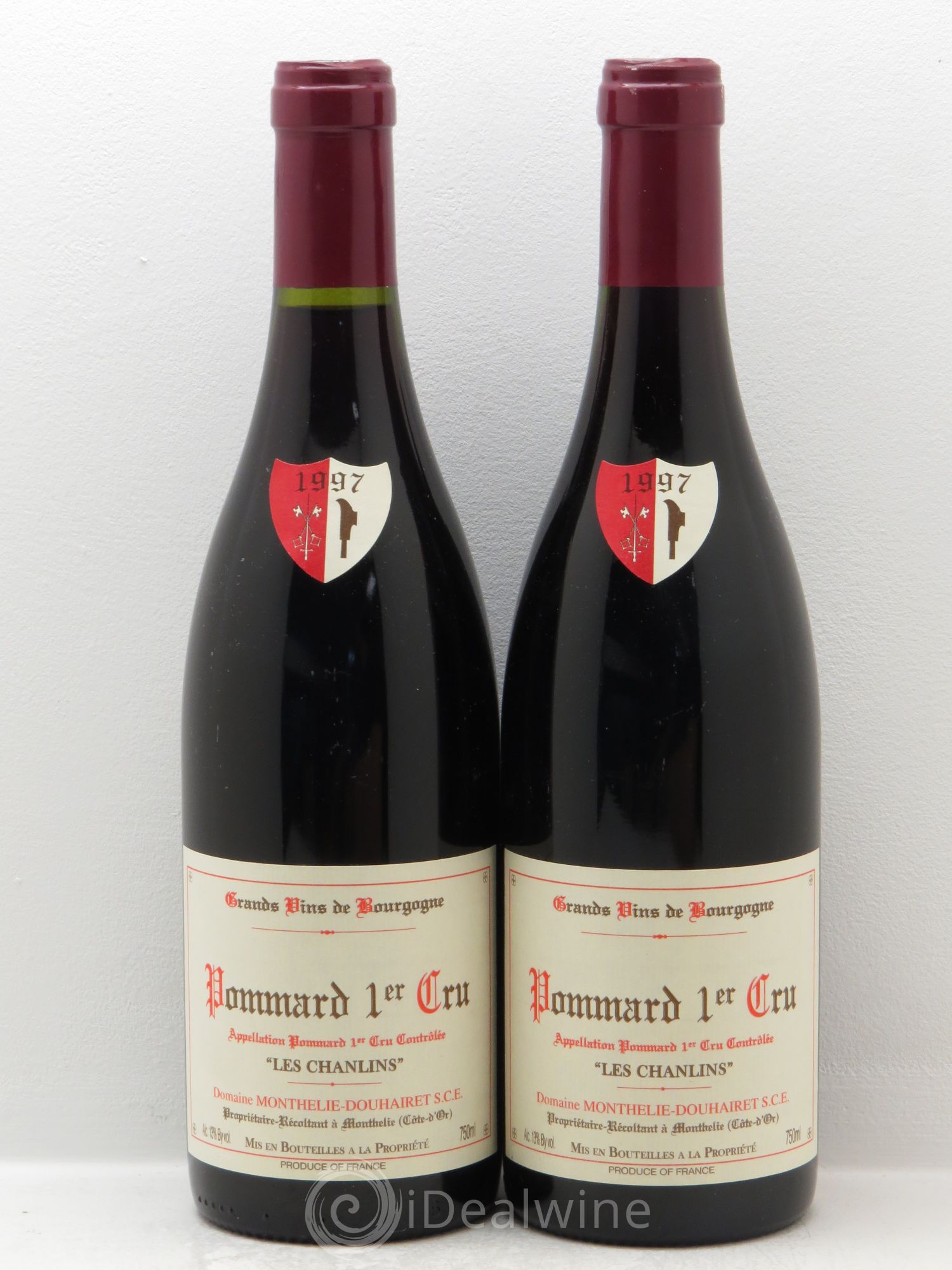 Pommard 1er Cru Domaine Monthelie-Douhairet 1997 - Posten von 2 Flaschen - 0