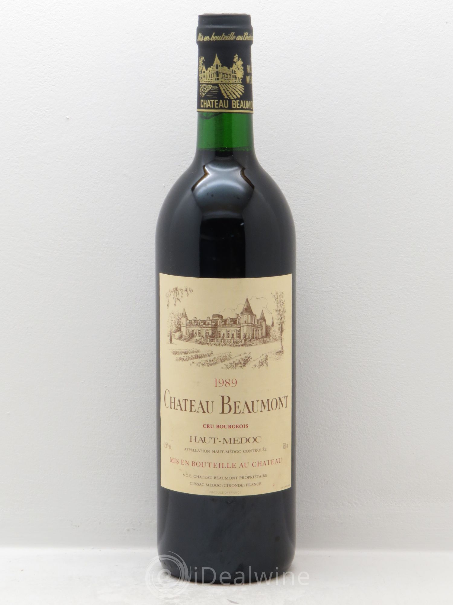 Château Beaumont Cru Bourgeois 1989 - Lot de 1 bouteille - 0