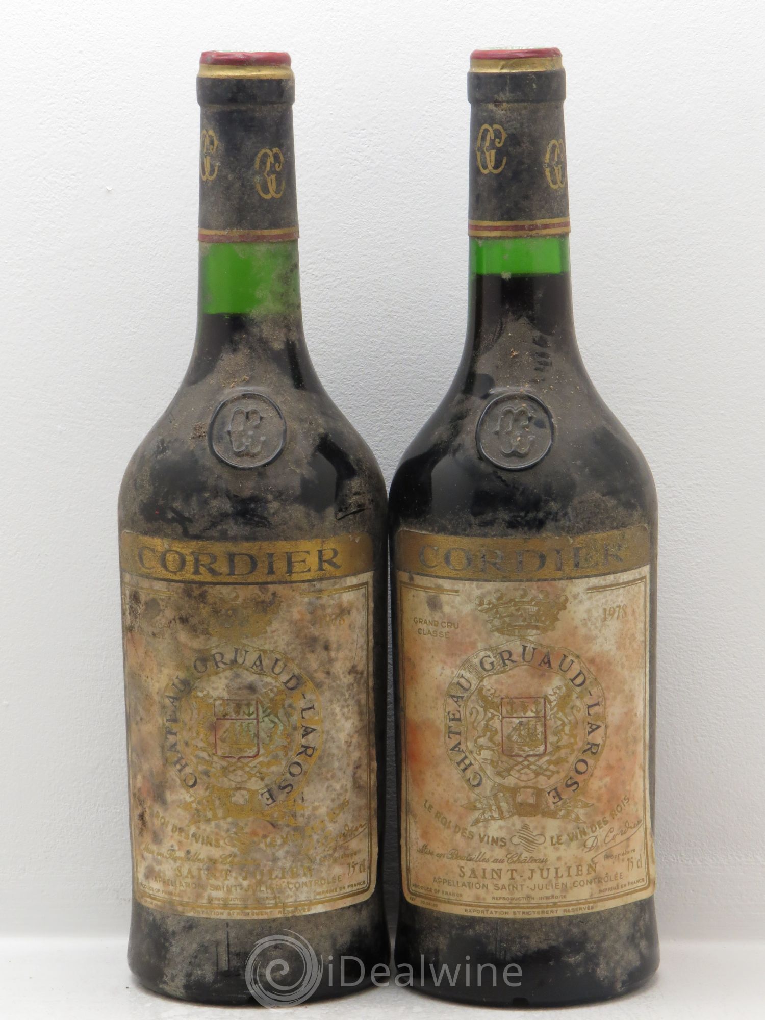Château Gruaud Larose 2ème Grand Cru Classé 1978 - Lot de 2 bouteilles - 0