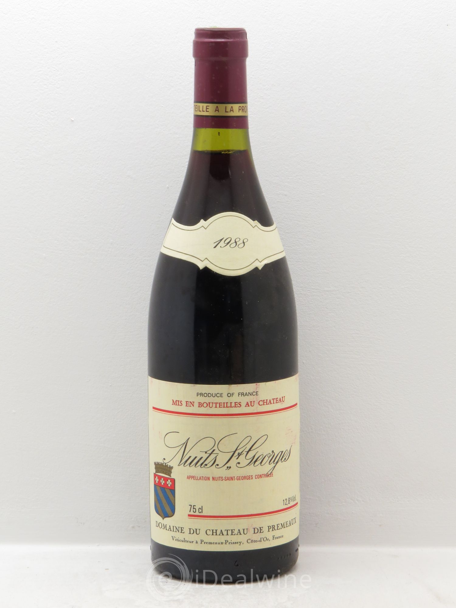 Nuits-Saint-Georges Château de Premeaux 1988 - Lot de 6 bouteilles - 0