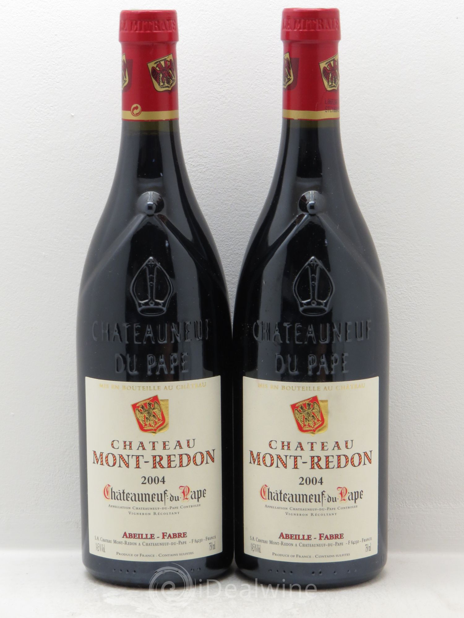Châteauneuf-du-Pape Château Mont-Redon Famille Abeille-Fabre 2004 - Lot de 2 bouteilles - 0