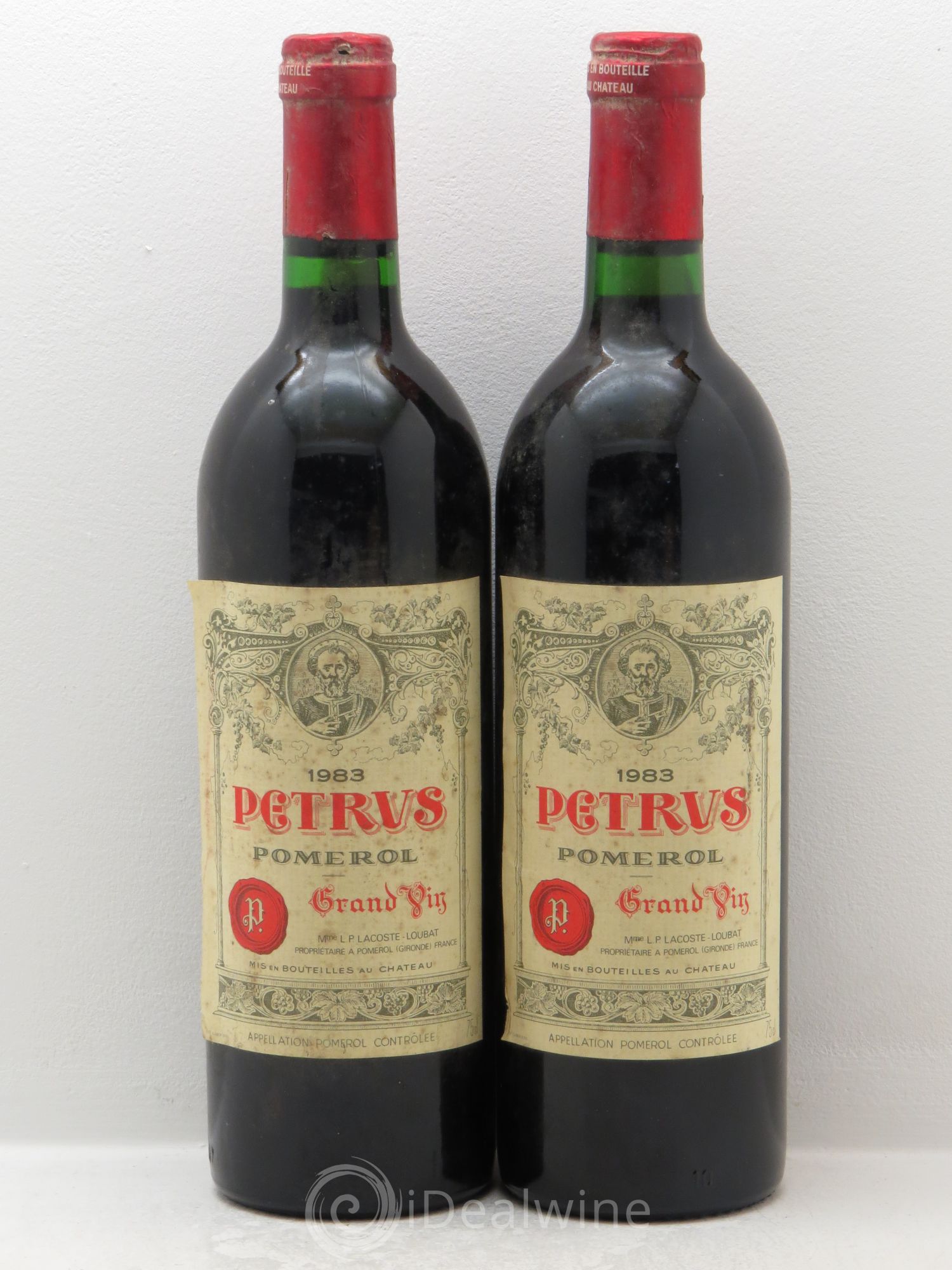 Petrus 1983 - Lot de 2 bouteilles - 0