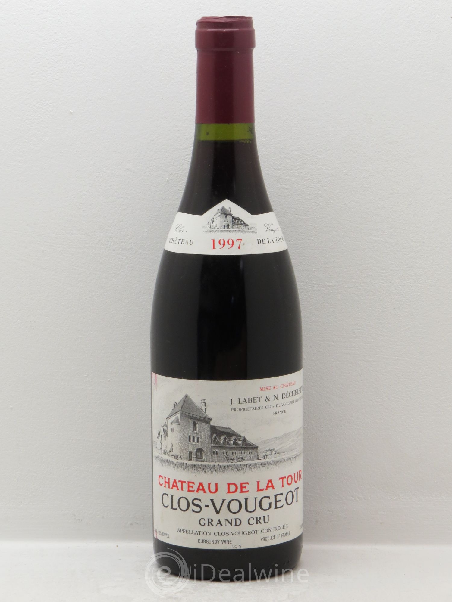 Clos de Vougeot Grand Cru Château de La Tour 1997 - Lot de 1 bouteille - 0