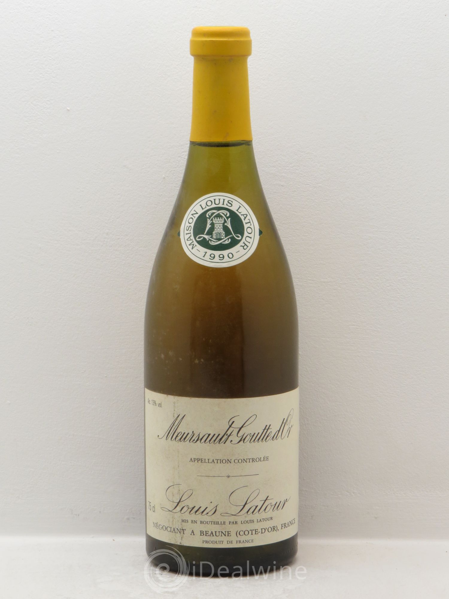 Meursault 1er Cru Goutte d'or Louis Latour 1990 - Lot de 1 bouteille - 0