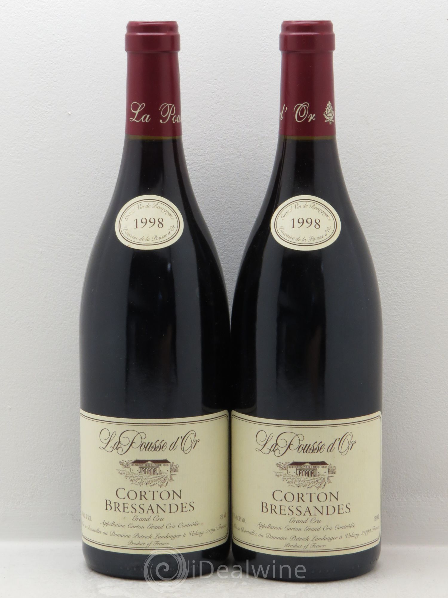 Corton Grand Cru Bressandes La Pousse d'Or (Domaine de) 1998 - Lot de 2 bouteilles - 0