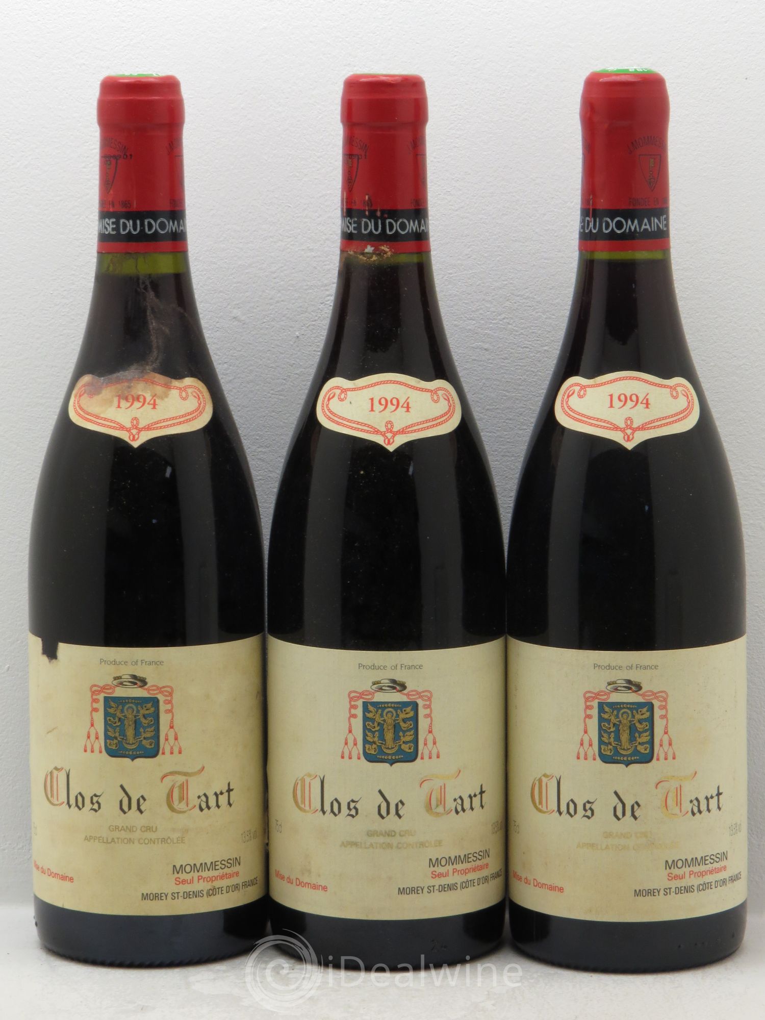Clos de Tart Grand Cru Clos de Tart 1994 - Lot de 3 bouteilles - 0