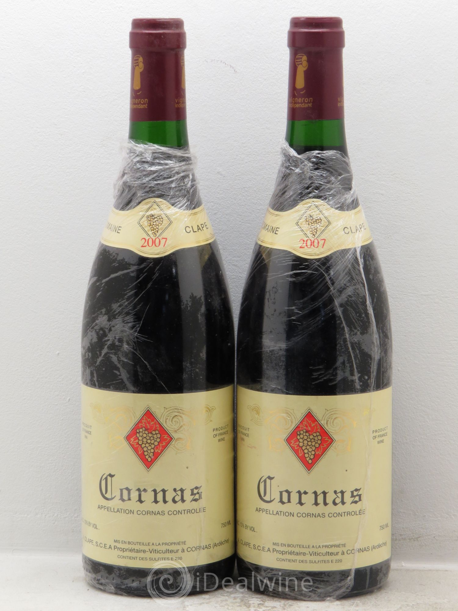 Cornas Auguste Clape 2007 - Lot de 2 bouteilles - 0