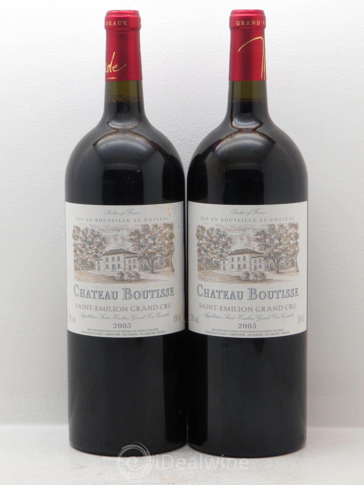 Saint-Émilion Château Boutisse 2003 - Lot de 2 magnums - 0