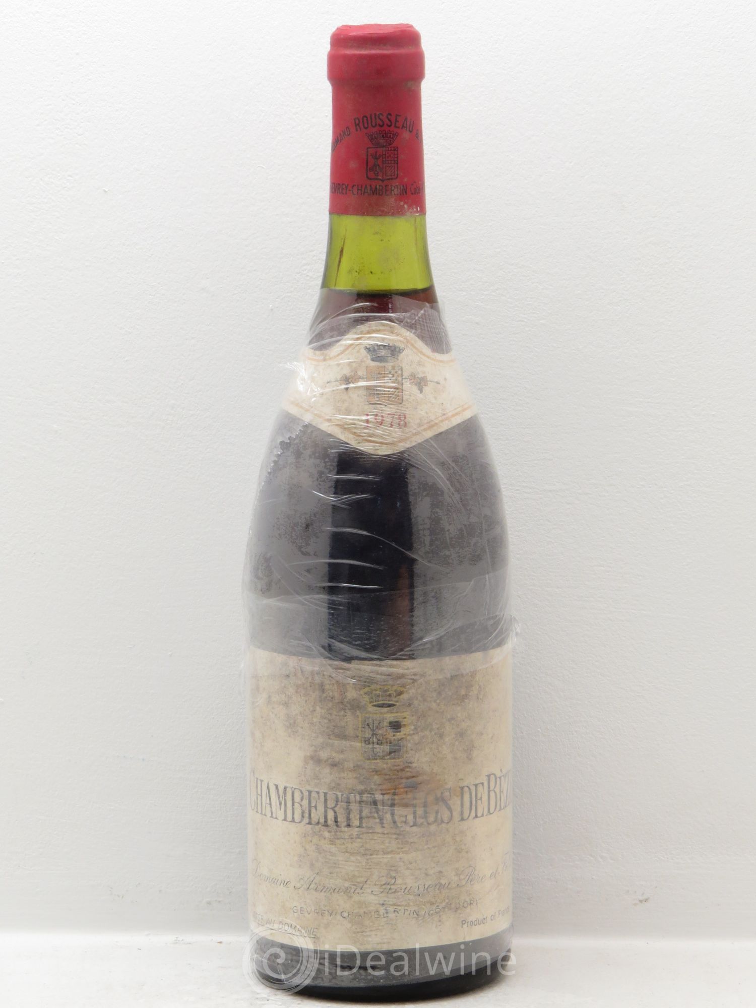 Chambertin Clos de Bèze Grand Cru Armand Rousseau (Domaine) 1978 - Lot de 1 bouteille - 0