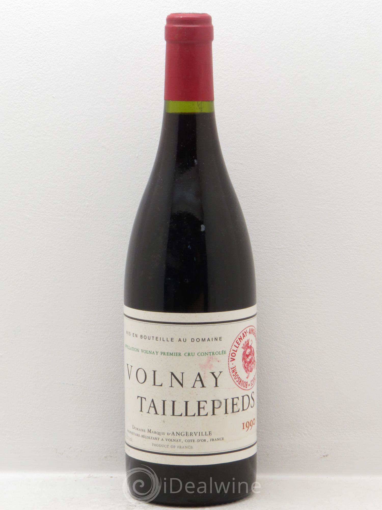 Volnay 1er Cru Taillepieds Marquis d'Angerville (Domaine) 1990 - Lot de 1 bouteille - 0