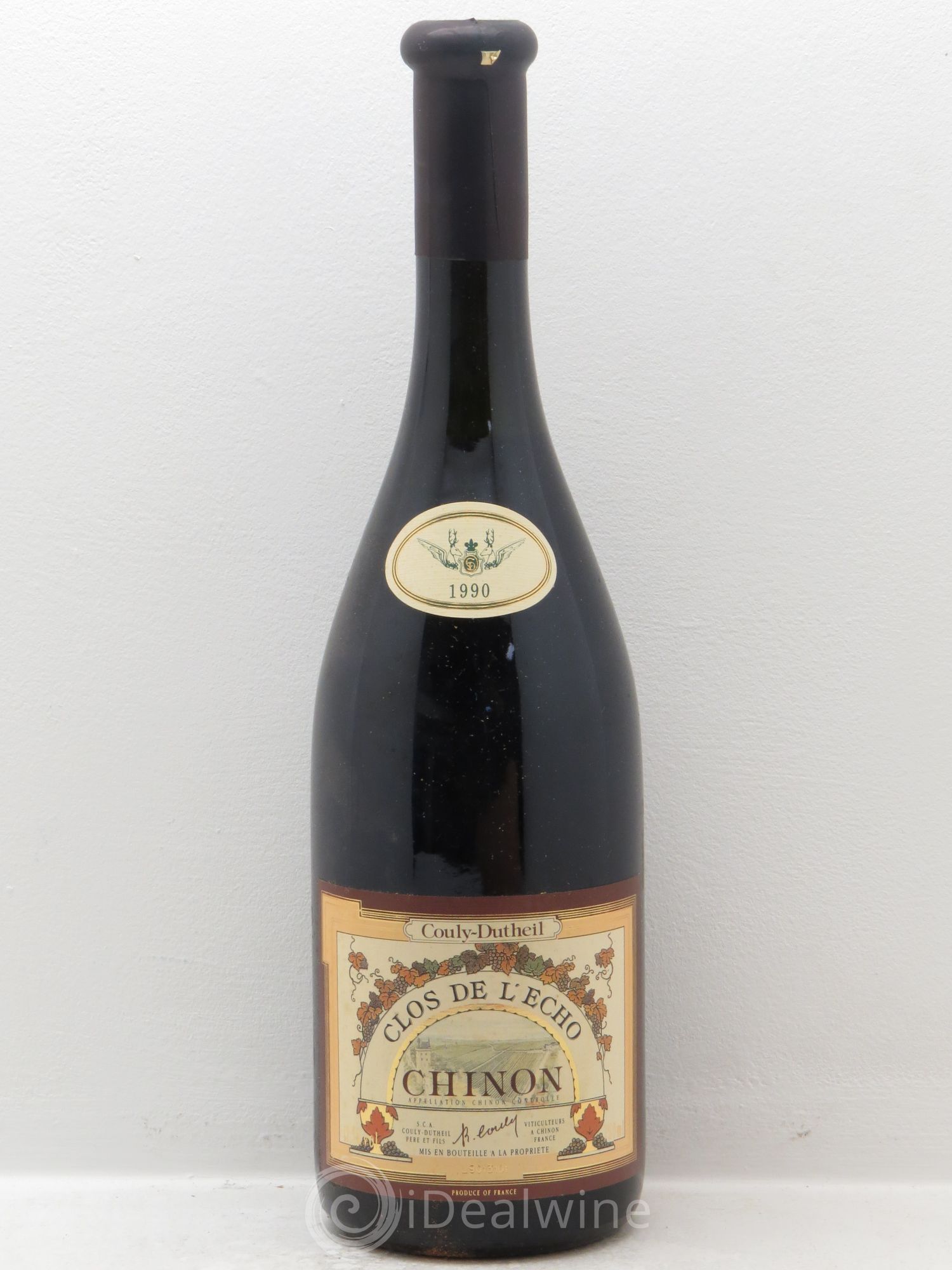Chinon Clos de l'Echo Couly-Dutheil 1990 - Lot de 6 bouteilles - 0