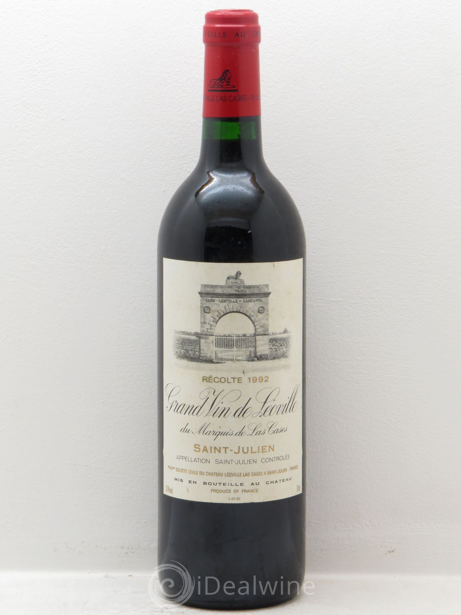 Château Léoville Las Cases 2ème Grand Cru Classé 1992 - Lot de 1 bouteille - 0