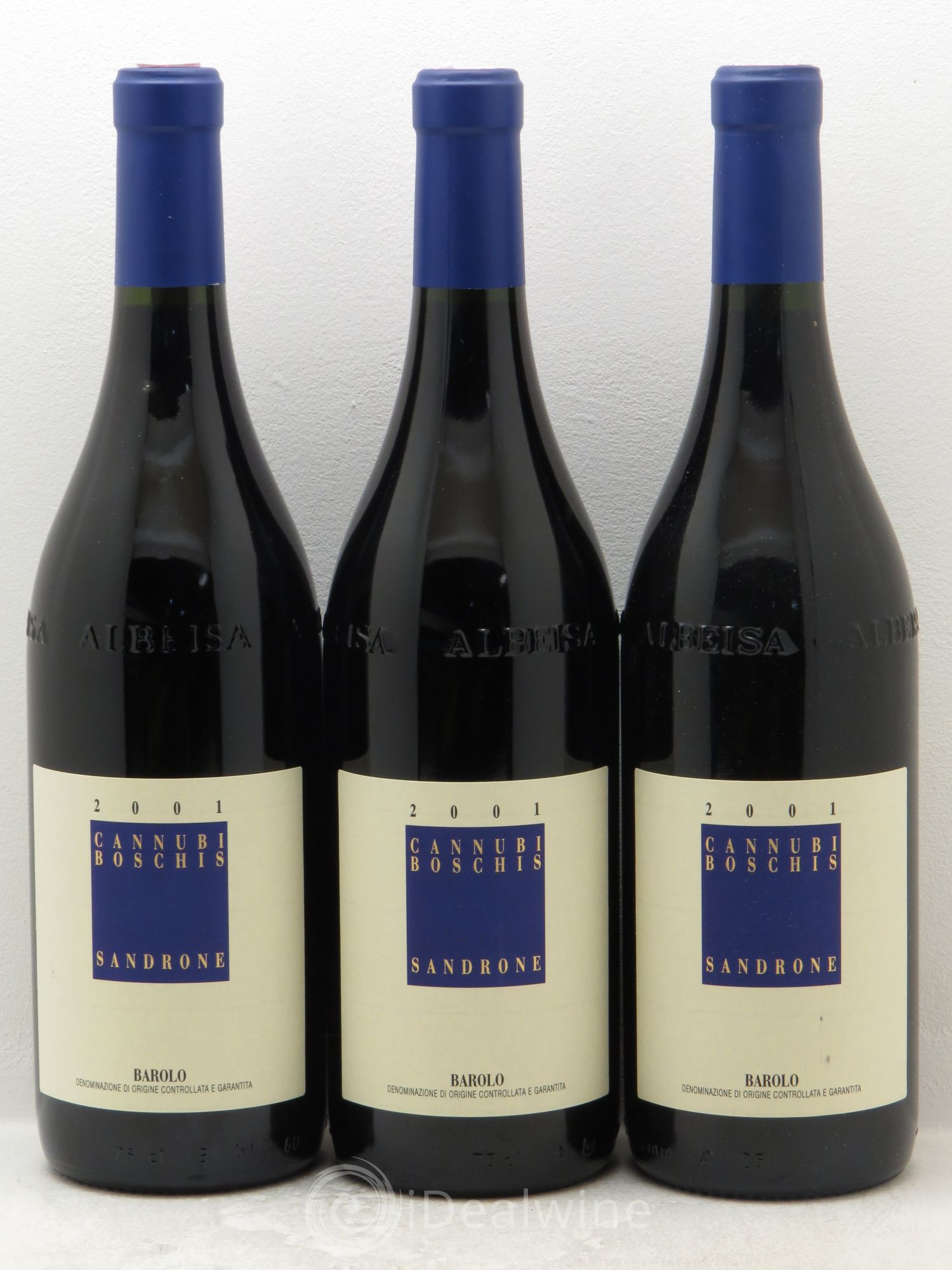 Barolo DOCG Aleste (anciennement Cannubi Boschis) Luciano Sandrone 2001 - Lot de 3 bouteilles - 0